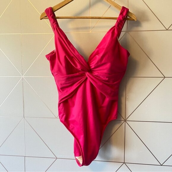 Miraclesuit Hot Pink One Piece Swimsuit - Picture 2 of 9